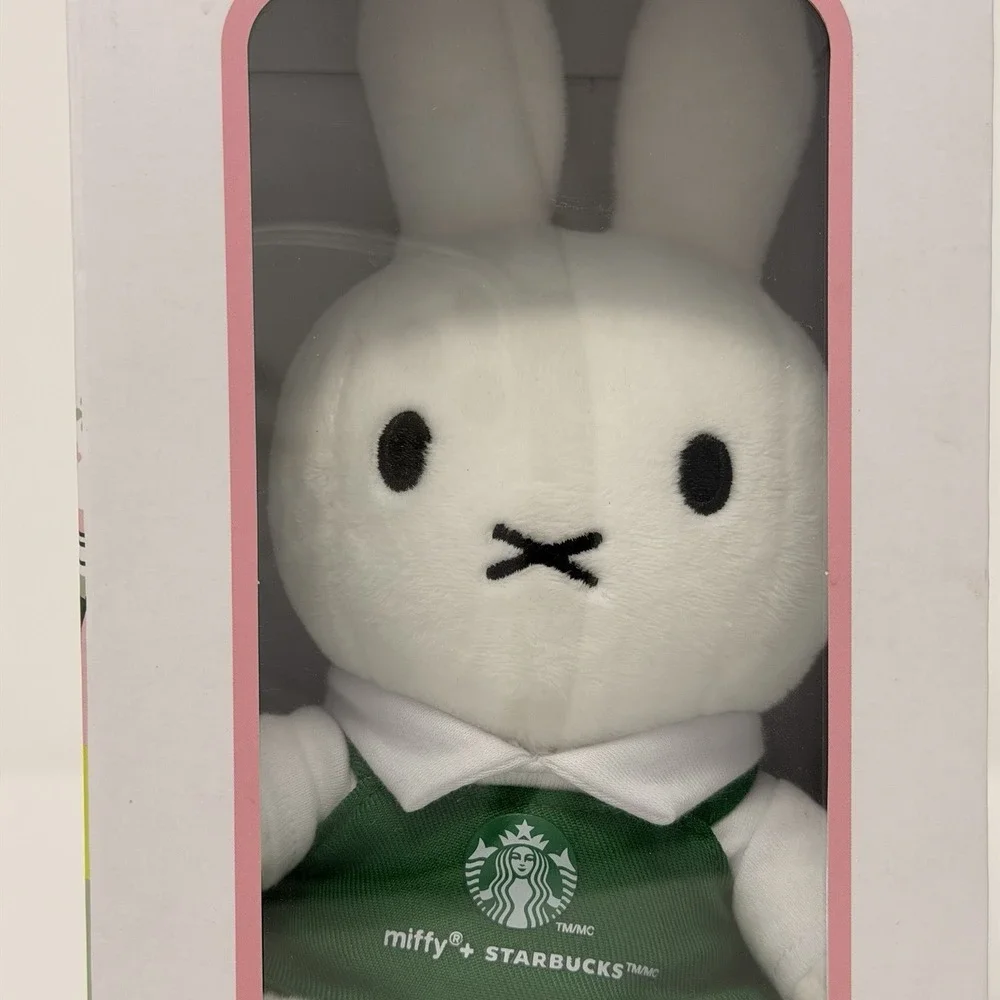 Starbucks Miffy Plush 2026 Limited Edition Green Apron NIB Rare Collab New
